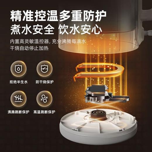 小熊 精准控温 家用烧水壶 1.5L 商品图2