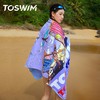 泳镜侠推荐！TOSWIM户外可穿式洗澡快干印花健身薄款大号游泳毛巾 商品缩略图4