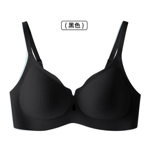 【暗纹锦氨文胸】暗纹锦氨文胸无痕凉感内衣透气无钢圈固定杯女生胸罩 商品图7