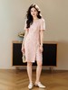 奢姿2025年夏季新款大码女装气质方领连衣裙胖妹妹开叉时尚裙子9932868123【1】 商品缩略图0