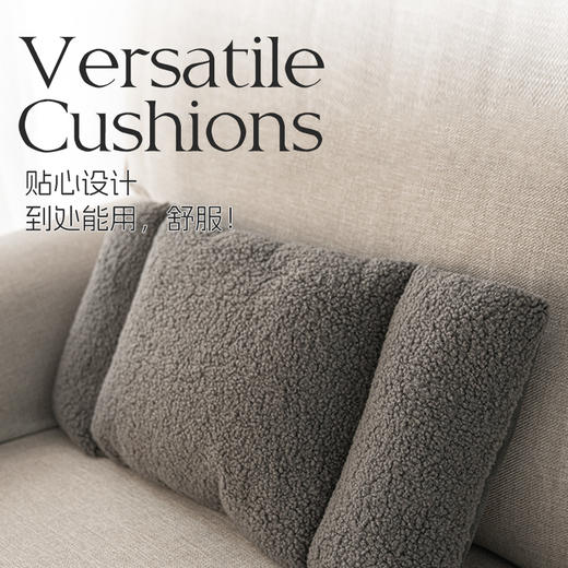 【Tex Stead云朵靠枕】 靠背大长条抱枕床上睡觉专用靠垫工位午睡神器 商品图1