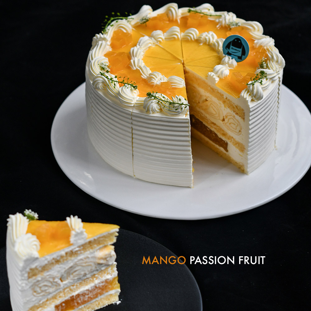 芒果百香果卷卷蛋糕