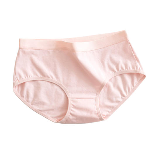 【女撞色微笑版内裤/旧款纯色】女士棉质内裤女生三角内裤简约纯色学生内裤棉质新品 商品图11