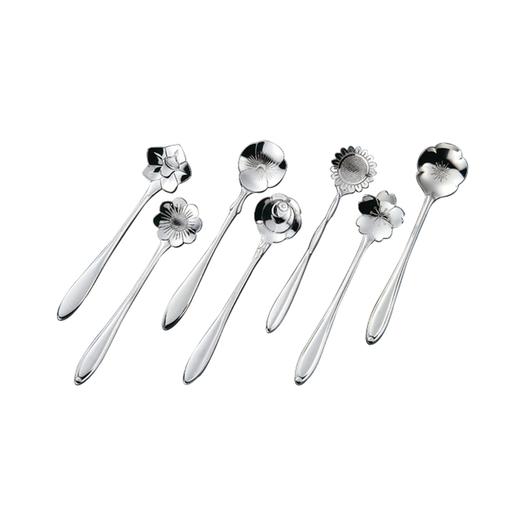 日本进口佐藤金属咖啡勺樱花 商品图0