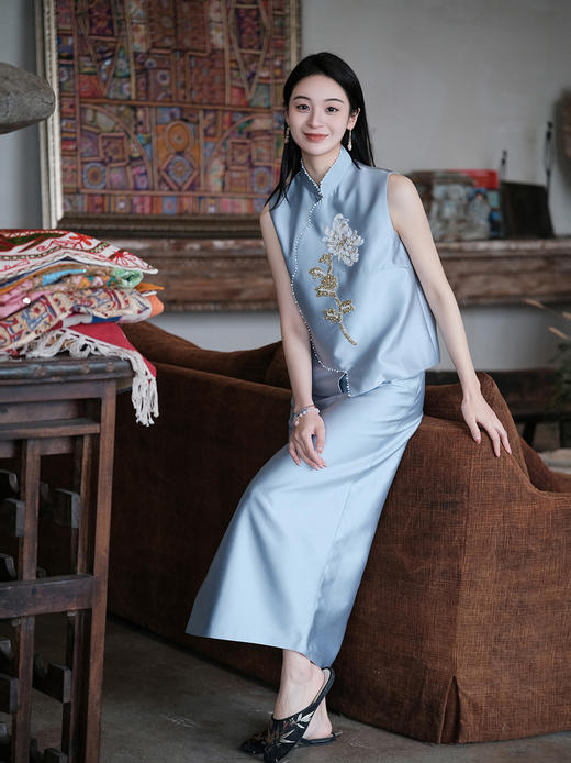 廷前观棠 | 清欢半裙 商品图4