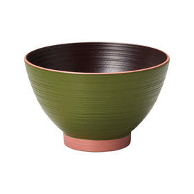日本进口石田JAPAMO汤碗 苔藓绿色