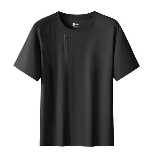 【DTH】大依优型大码圆领短袖T恤加肥加大肥佬休闲宽松运动胖子上衣男士 商品图6