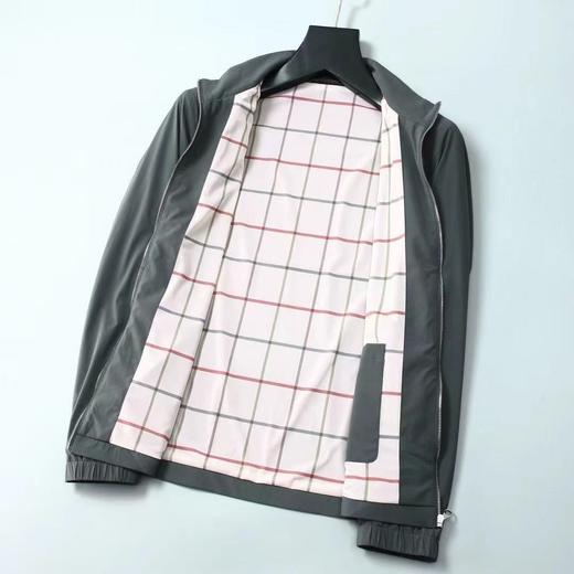 男士轻薄开衫外套网布拼接透气柔软垂感夹克   YH-8245 商品图4