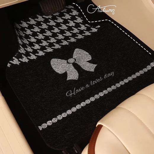 【告别灰尘！清洁更省心】四季通用卡通汽车通用丝圈脚垫可改尺寸全车脚垫三件套车用刮泥蹭土垫。ry 商品图3