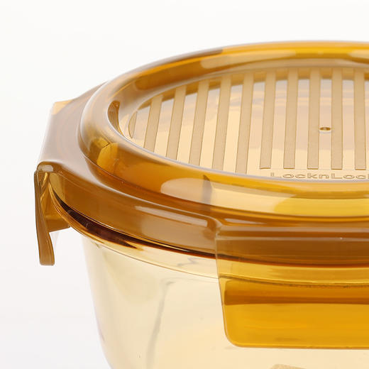 LCB225FU 琥珀色圆形玻璃保鲜盒三件套 商品图6