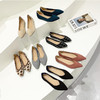 【2025新款平底针织编织鞋王妃鞋】新款平底针织编织鞋外贸跨境豹纹大码鞋  商品缩略图1