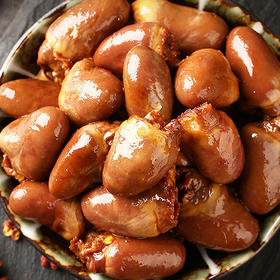 【真空包装❗黑鸭味鸭心】老汤鸭心鲜香弹嫩，口口耐嚼，入口香甜微辣，油润饱满，香辣黑鸭味鸭心网红休闲零食整箱QQ