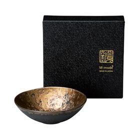 日本进口MARUSAN KONDO益见窑宽碗06723（金彩）