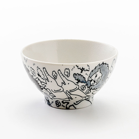 日本进口MINORU TOUKI 110茶碗 草原的伙伴