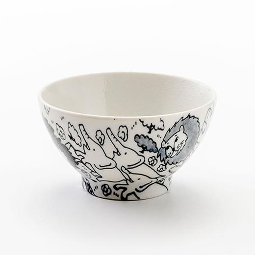 日本进口MINORU TOUKI 110茶碗 草原的伙伴 商品图0