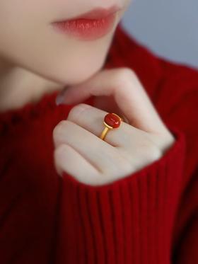 南红戒指🔴是心头一抹朱砂痣