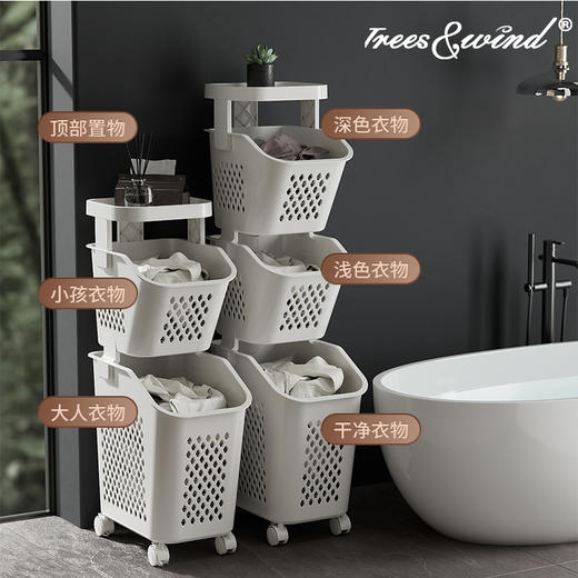 Trees&wind夹缝脏衣篮 商品图2