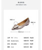 westory2023秋季新款金属饰扣细低跟尖头舒适女单鞋73241 商品缩略图5