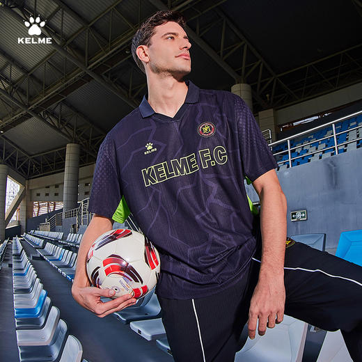 卡尔美新款男士翻领T恤 商品图4