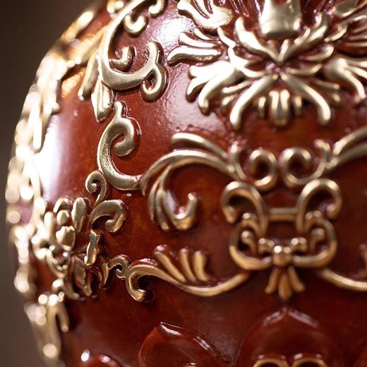 朱炳仁铜  福庆连绵瓶 商品图4