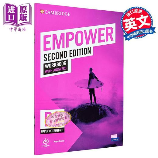【中商原版】Empower Upper-intermediate B2 Workbook with Answers 剑桥成人英语赋能 B2级别 练习册含答案 商品图0