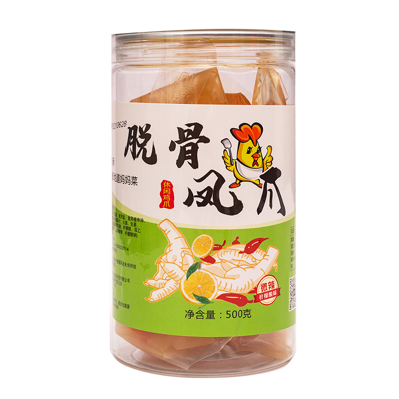 【宜昌助农馆】晓姚农夫 酸辣柠檬脱骨凤爪500g