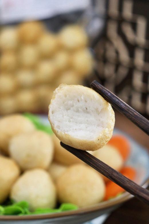 港式经典【黄金鱼丸】160年老手艺 非遗五代传人纯手工亲制 去头剔骨 只留最嫩鱼背肉 90%纯鱼肉+手工摔打1000次 商品图6