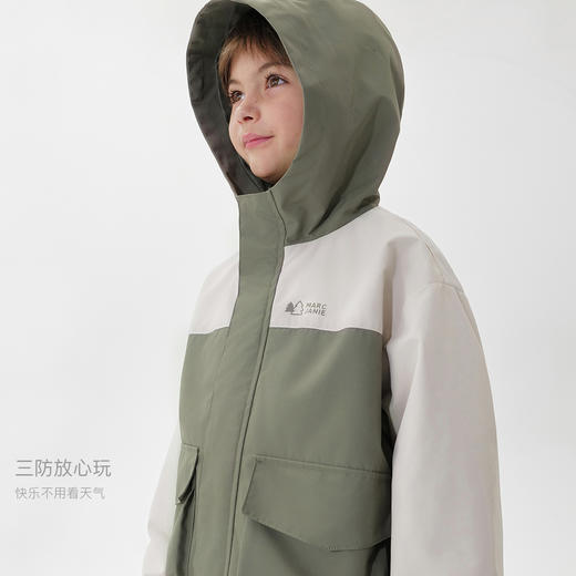 【三防】马克珍妮男童户外撞色外套2025年春季新款250116 商品图2