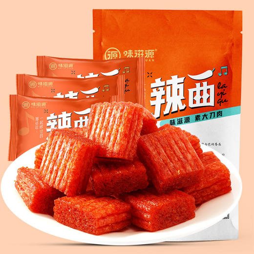 【一口一个，嘎嘎满足~】素大刀肉 整袋辣条面筋 香辣儿时回忆 网红麻辣休闲零食 独立小包装 美味随心-QQ 商品图5