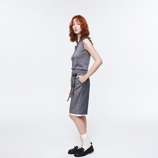 Herlian2025新款女士蝴蝶结装饰短裤百慕大休闲5分裤 商品图2