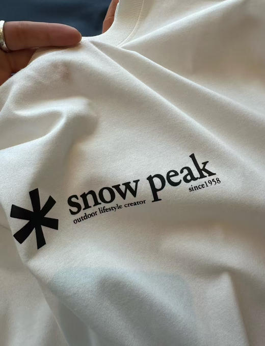 原单正品Snowpeak情侣款户外长袖tee 五个色，尺码S-XL 商品图9