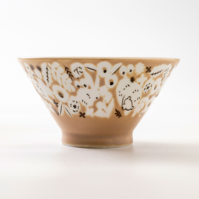 日本进口MINORU TOUKI KUKKA 125碗 咖啡色