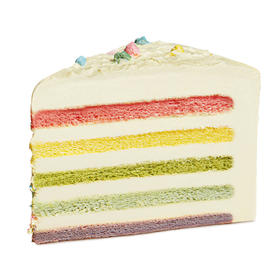 天然彩虹切块蛋糕