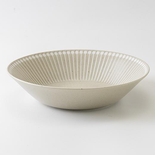 日本进口MINORU TOUKI Albee 225深盘 烟白色 商品图0