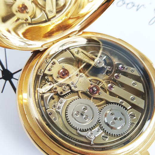 【95新】18k黄金三问56MM三开怀表 201025LV07 商品图9