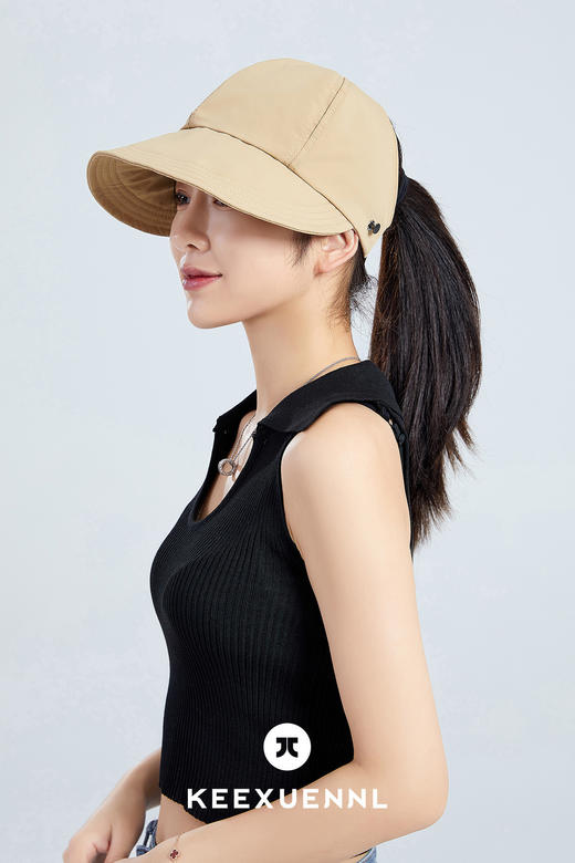 🎉赵露思同款【Keexuennl珂宣尼韩版骑行太阳帽】 🍁本团39.9❗️ ⚠️下单就送冰丝防晒口罩 ✅UPF50+，紫外线阻隔率99% ✅100%回弹可折叠成手机大小 ✅可调节头围56-60cm 商品图5