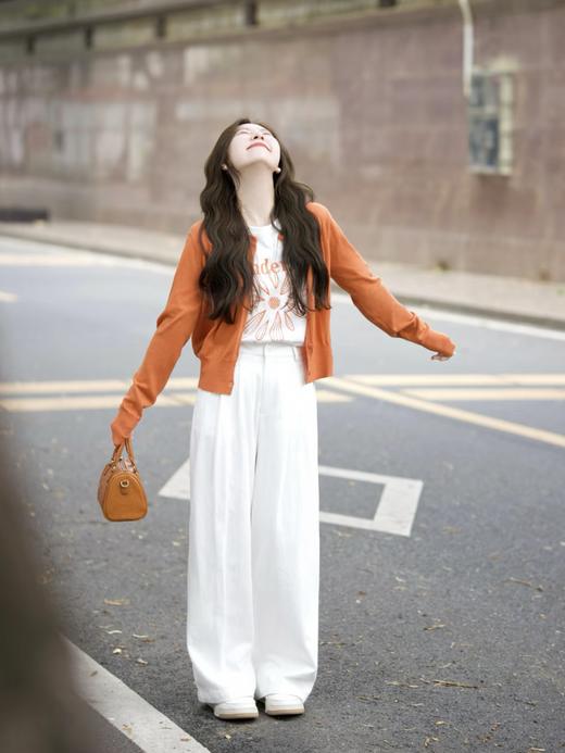 【百图lulu定制】【芒果奶昔开衫】羊毛混纺  柔软 细腻 针织开衫 商品图7