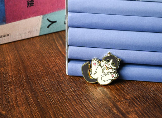 【独秀书香卡】“与猫相遇”手绘冰箱贴（两用）原创 文创 广西师范大学出版社 商品图7