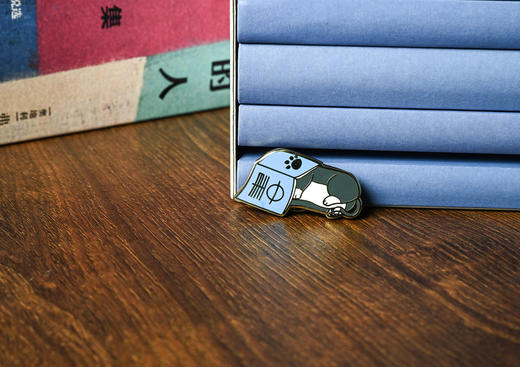 【独秀书香卡】“与猫相遇”手绘冰箱贴（两用）原创 文创 广西师范大学出版社 商品图8