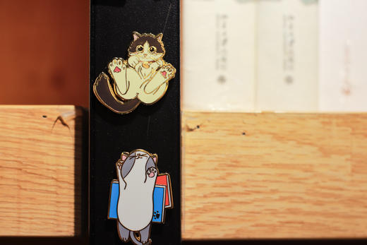 【独秀书香卡】“与猫相遇”手绘冰箱贴（两用）原创 文创 广西师范大学出版社 商品图5