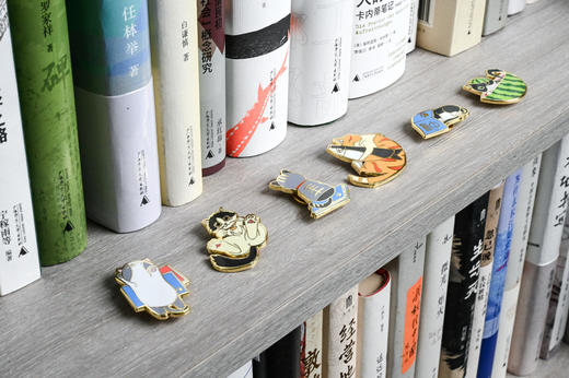 【独秀书香卡】“与猫相遇”手绘冰箱贴（两用）原创 文创 广西师范大学出版社 商品图1