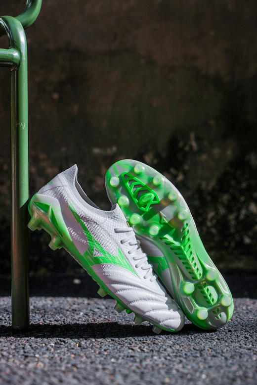 小李子正品美津浓莫雷拉MORELIA NEO4高端FG长钉训练足球鞋成人男 商品图5