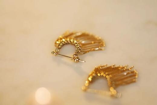 风吹麦浪轻奢耳环 商品图3