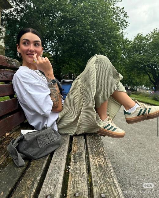 阿迪𝐆𝐚𝐳𝐞𝐥𝐥𝐞 𝐁𝐨𝐥𝐝厚底德训 女款正码 商品图7