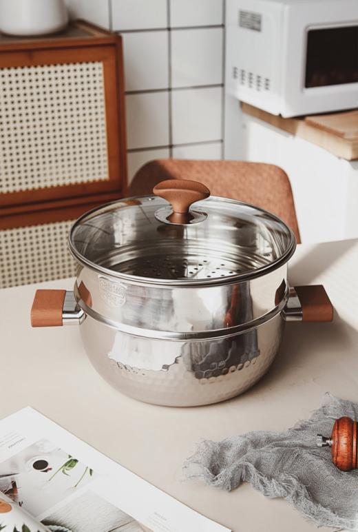 ✨【品牌直发】日式YOPO第三代五层钢316L雪平锅汤锅🔥面世啦，汤锅界天花板，煮饭爱好者的武器，🌟24cm3-5人煲汤火锅必备！ 商品图1