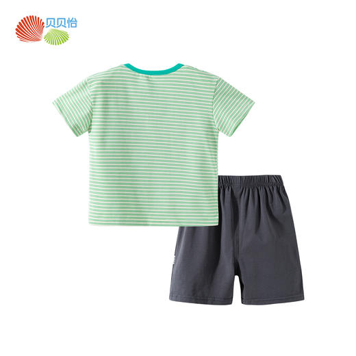 【网眼透气凉感套装】25夏季新款男童冰感T恤短袖宽松短裤套装 商品图10