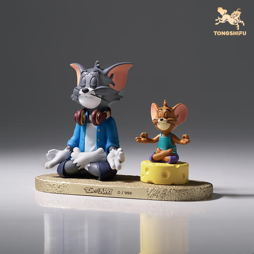 铜师傅 正版授权《猫和老鼠》W款 限量手办 桌面铜摆件 工艺品 商品图1