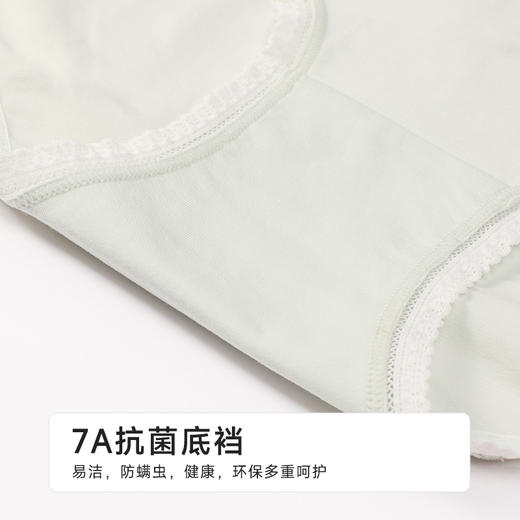 都市丽人舒肤棉纯棉系列易洁长绒棉平角裤LKH5I1 商品图7