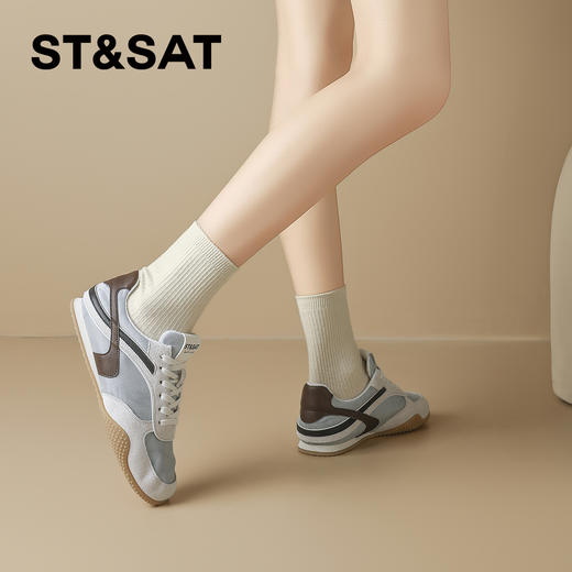 星期六多巴胺元气活力舒适软底平底德训鞋SSD1112927 商品图4