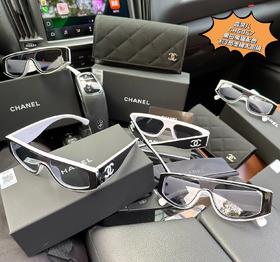 D031329时髦出片，CH6057黑白熊猫配色飞行员墨镜太阳镜